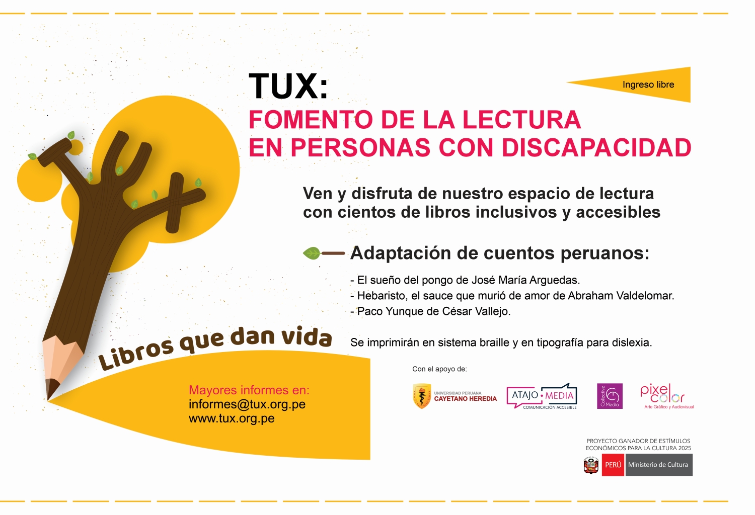 Afiche de la adaptación de cuentos peruanos..
